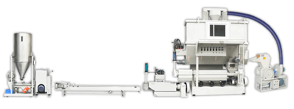 RFX - Two Section Type Pelletizing Extruder For Film Recycling